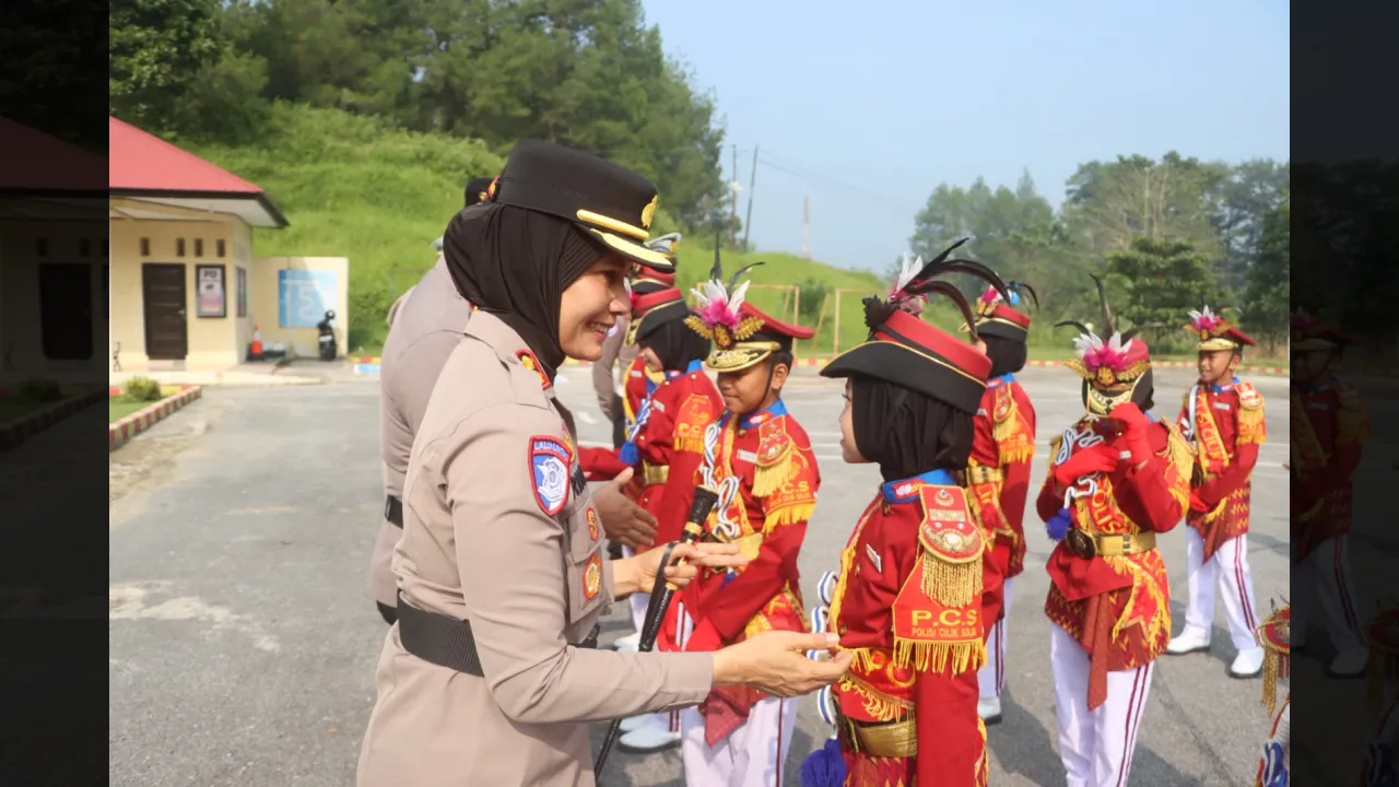 Pocil Polres Solok disemangati Kapolres AKBP Rini Anggraini